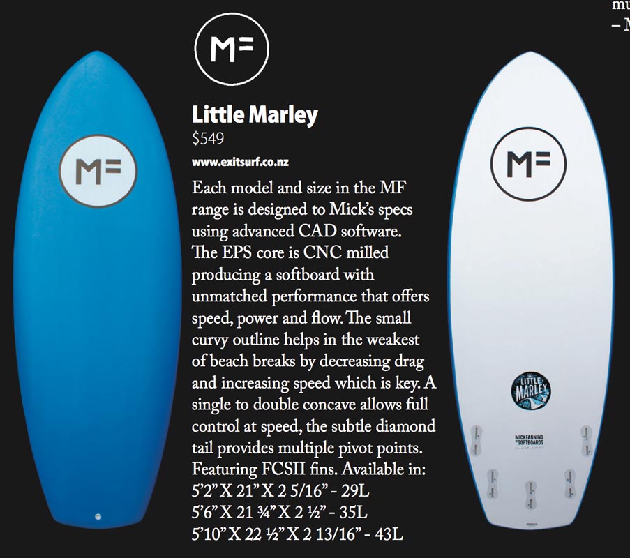 little marley surfboard